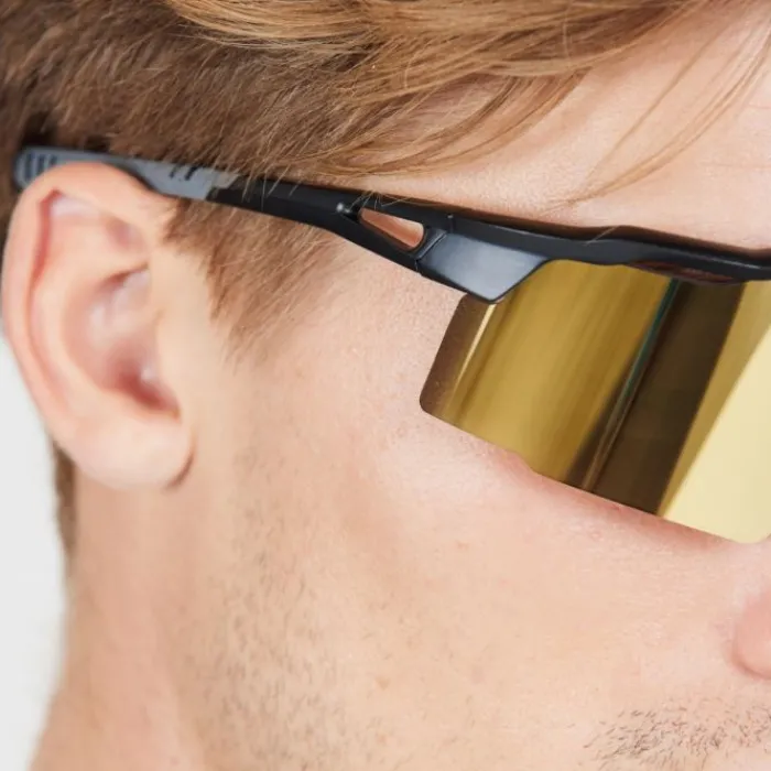 Endurance Lunettes De Running^Alberto Half-Frame Sports Glass Noir