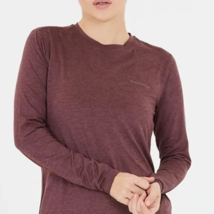 Endurance T-shirt Et Manches Longues Running^Alvaly Melange Long Sleeve Tee