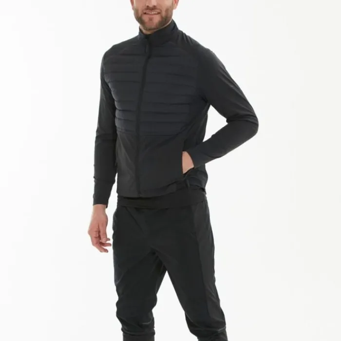 Endurance Veste Running^Benst Hybrid Jacket - Primaloft Noir