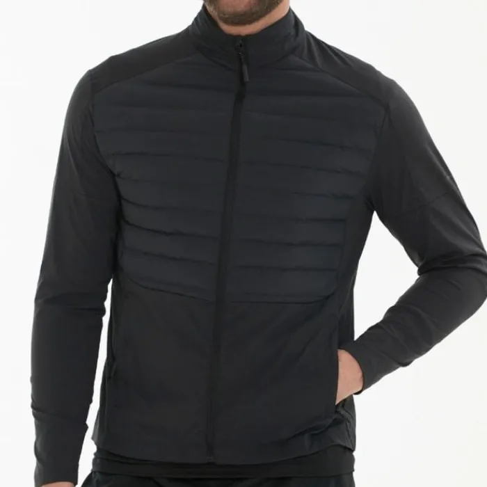 Endurance Veste Running^Benst Hybrid Jacket - Primaloft Noir