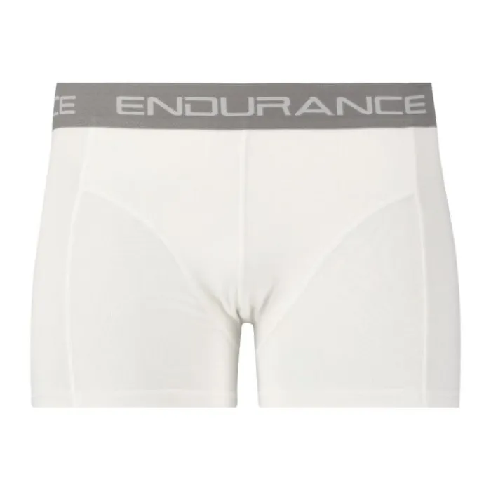Endurance Sous Vetement Sport^Brighton Bamboo Boxers 2-Pack Blanc