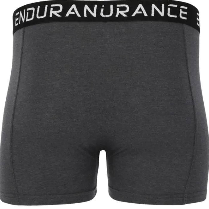 Endurance Sous Vetement Sport^Burke Boxer - 3 Pack Gris