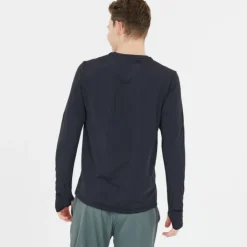 Endurance T-shirt Et Manches Longues Running^Cedric Midlayer Noir