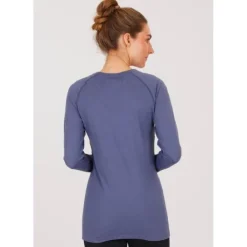 Endurance T-shirt Et Manches Longues Running^Halen Seamless Long Sleeves Tee Bleu