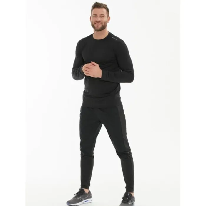 Endurance T-shirt Et Manches Longues Running^Hubend LS Noir