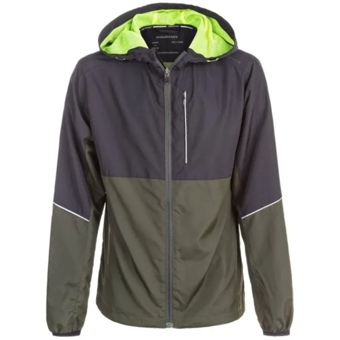 Endurance Veste Running^Lassie Running Jacket W/Hood Noir