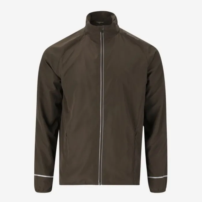 Endurance Veste Running^Lessend Jacket Marron