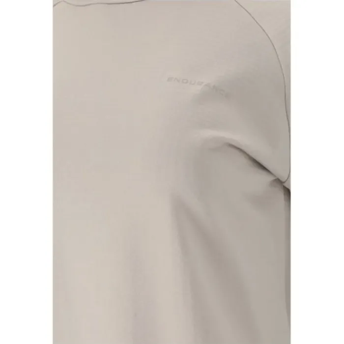 Endurance T-shirt Et Manches Longues Running^Littao Melange Midlayer Marron