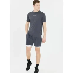 Endurance T-shirt Et Manches Longues Running^Loker Short Sleeve Tee Bleu