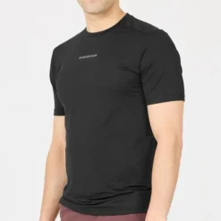 Endurance T-shirt Et Manches Longues Running^Loker Short Sleeve Tee Noir