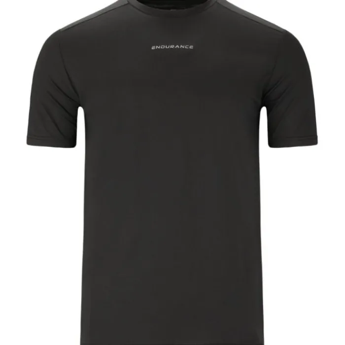 Endurance T-shirt Et Manches Longues Running^Loker Short Sleeve Tee Noir