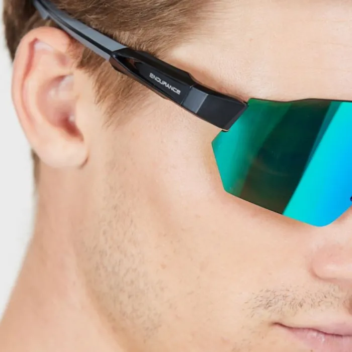 Endurance Lunettes De Running^Mathieu Frameless Sports Glass Noir