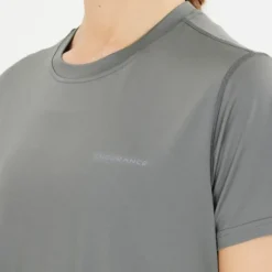 Endurance T-shirt Et Manches Longues Running^Yonan Performance S/S Tee Gris