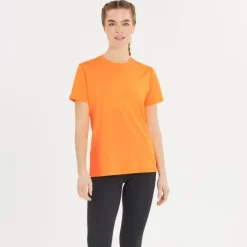 Endurance T-shirt Et Manches Longues Running^Yonan Performance S/S Tee Orange