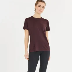 Endurance T-shirt Et Manches Longues Running^Yonan Performance S/S Tee Rouge