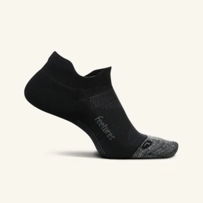 Feetures Chaussettes|Chaussettes Running^Elite Light Cushion No Show Tab Noir