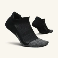 Feetures Chaussettes|Chaussettes Running^Elite Light Cushion No Show Tab Noir