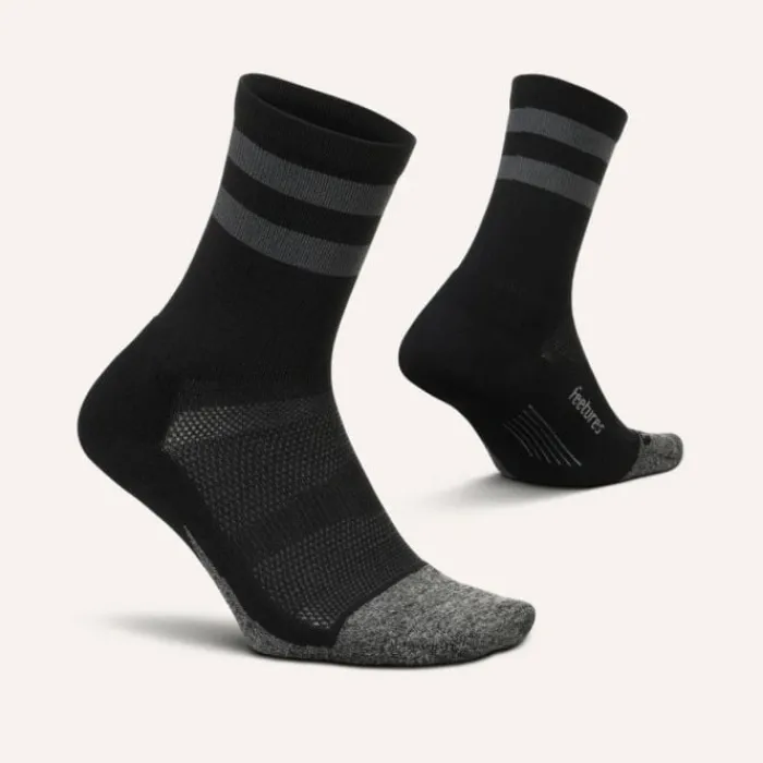 Feetures Chaussettes|Chaussettes Running^Elite Light Cushion Mini Crew Noir