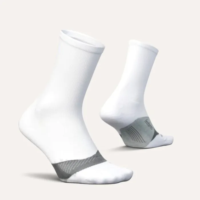 Feetures Chaussettes|Chaussettes Running^Elite Ultra Light Mini Crew Blanc