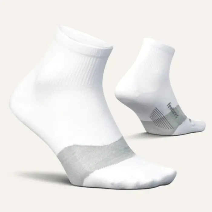 Feetures Chaussettes|Chaussettes Running^Elite Ultra Light Quarter Blanc