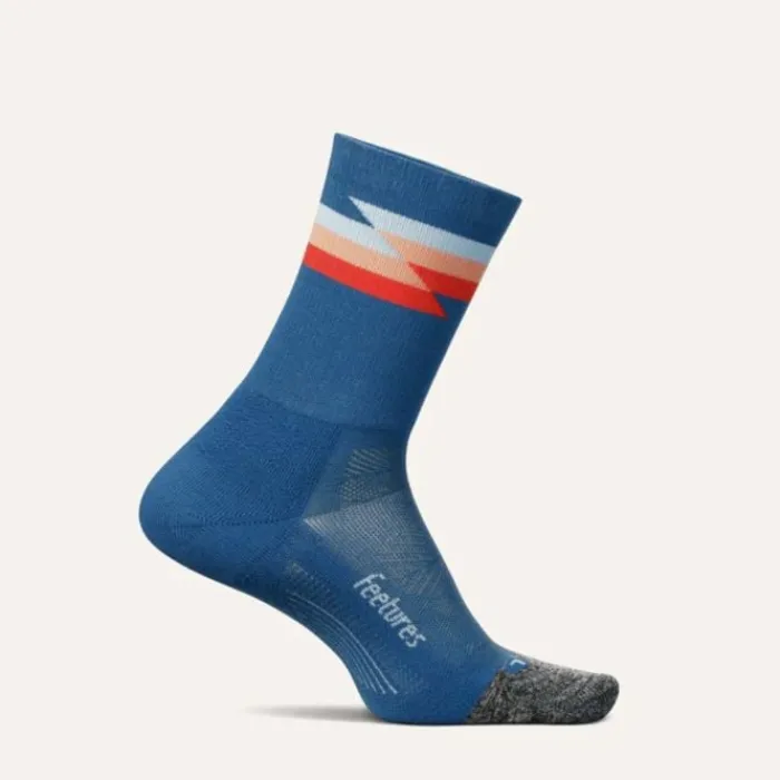 Feetures Chaussettes|Chaussettes Running^Elite Ultra Light Mini Crew Bleu