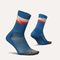 Feetures Chaussettes|Chaussettes Running^Elite Ultra Light Mini Crew Bleu
