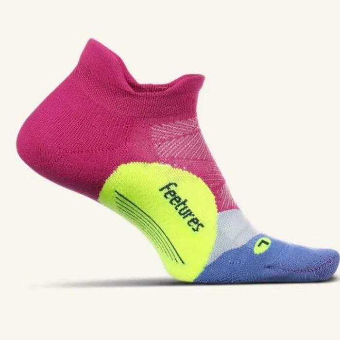 Feetures Chaussettes|Chaussettes Running^Elite Ultra Light No Show Tab Solid Rose