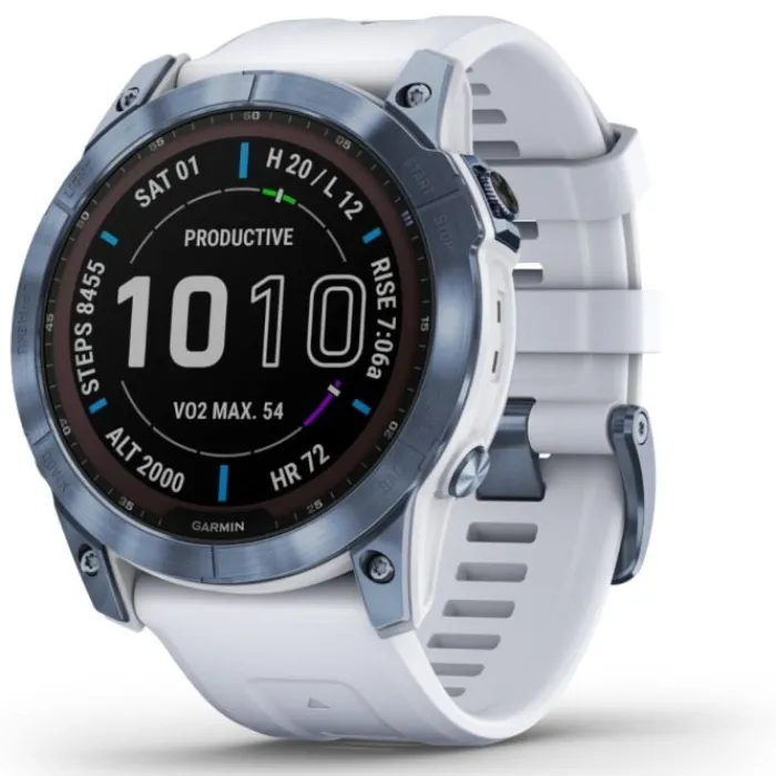 Garmin Montres Garmin|Montres Course À Pied^f® 7X Sapphire Solar Blanc