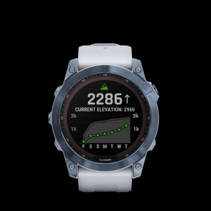 Garmin Montres Garmin|Montres Course À Pied^f® 7X Sapphire Solar Blanc