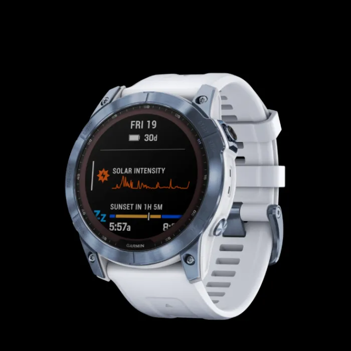 Garmin Montres Garmin|Montres Course À Pied^f® 7X Sapphire Solar Blanc