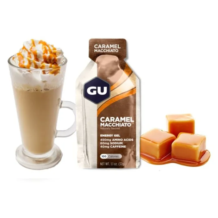 GU Energy Nutrition Sportive^Gel Caffeine (Caramel Macchiato)