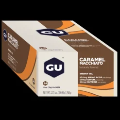 GU Energy Nutrition Sportive^Gel Caffeine 24x32g (Caramel Macchiato)
