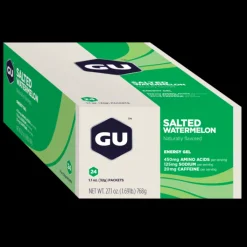GU Energy Nutrition Sportive^Gel Caffeine 24x32g (Salted Watermelon