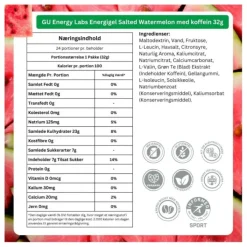 GU Energy Nutrition Sportive^Gel Caffeine 24x32g (Salted Watermelon