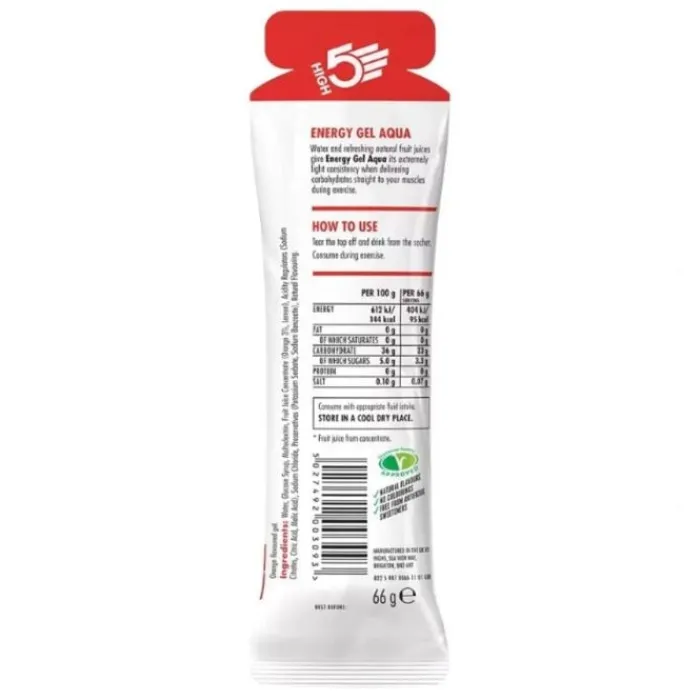 High5 Nutrition Sportive^Energy Aqua Gel Orange 66g