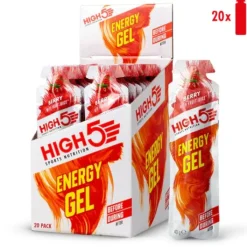 High5 Nutrition Sportive^Energy Gel Berry - Box 20x40g Blanc
