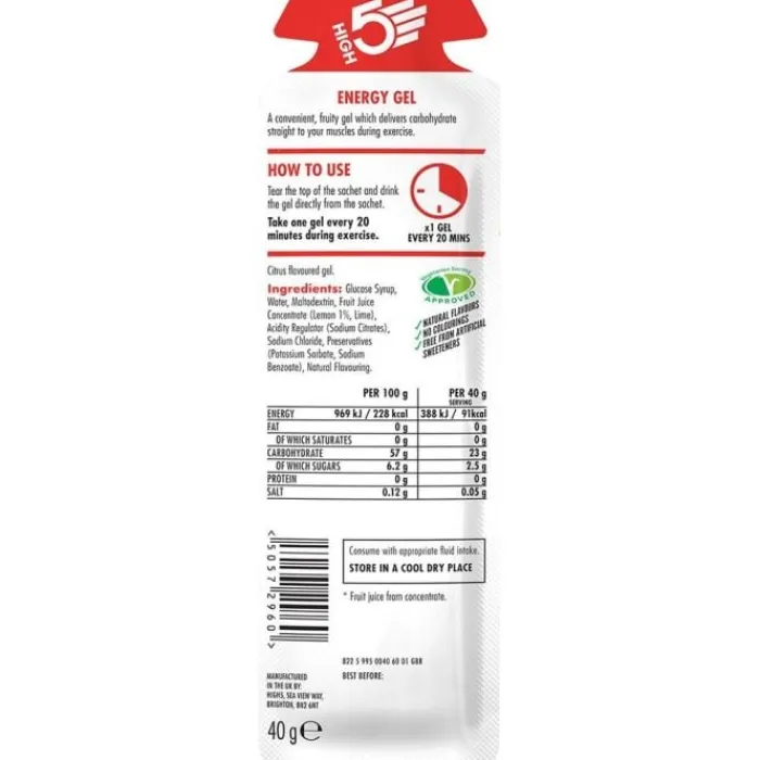 High5 Nutrition Sportive^Energy Gel 40g Citrus