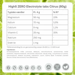 High5 Nutrition Sportive^Zero Citrus - Box 8x20 Tabs Blanc