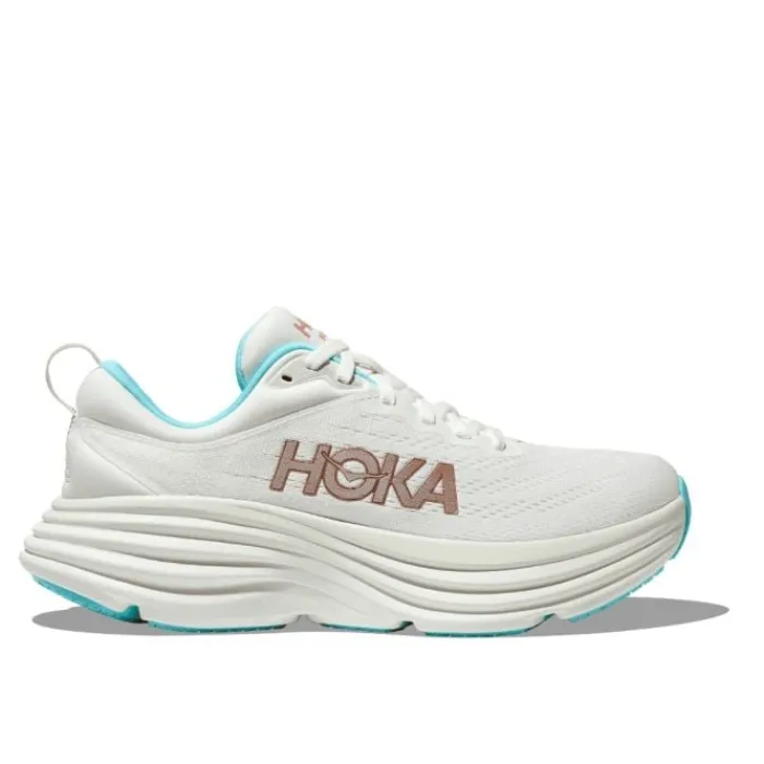 Hoka Chaussures Running Neutre|Chaussures Running Entrainement^Bondi 8 Blanc