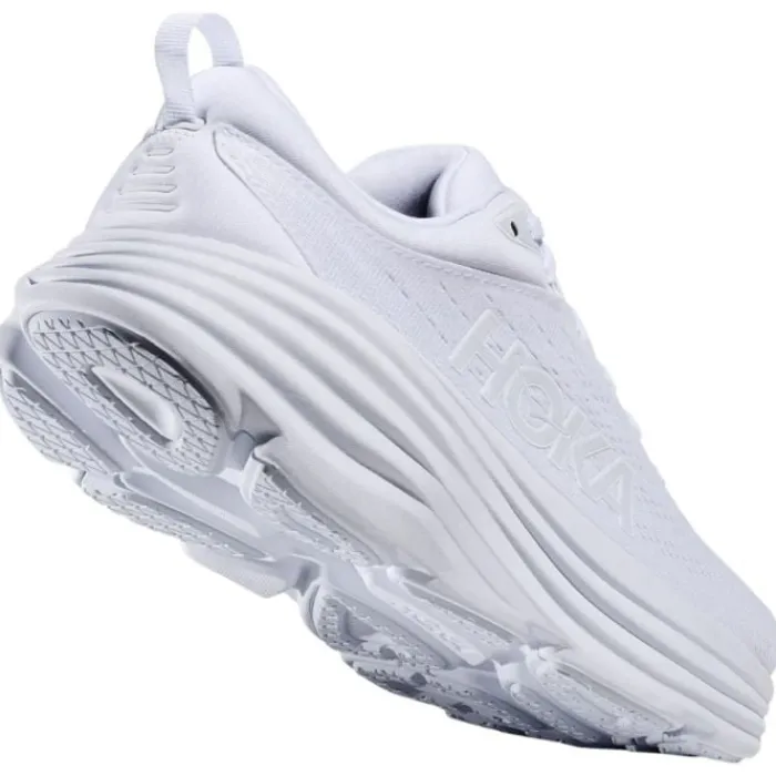 Hoka Chaussures Running Neutre|Chaussures Running Entrainement^Bondi 8 Blanc