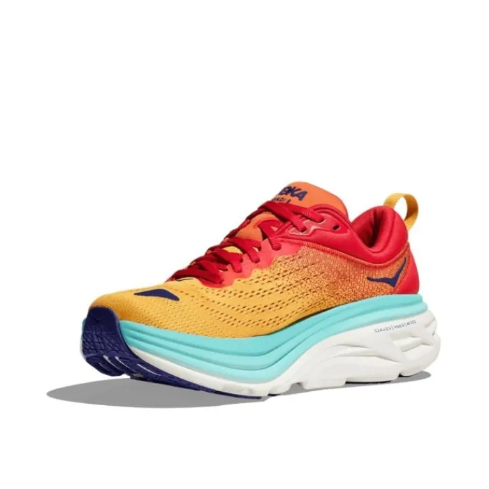 Hoka Chaussures Running Neutre|Chaussures Running Entrainement^Bondi 8 Rouge