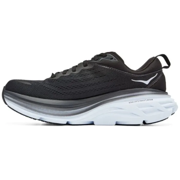 Hoka Chaussures Running Neutre|Chaussures Running Entrainement^Bondi 8 Noir