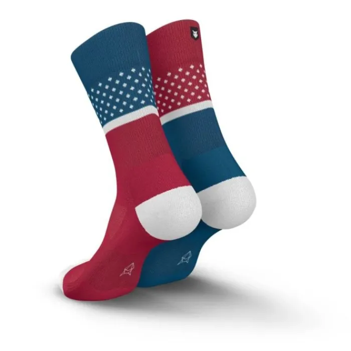 Incylence Chaussettes|Chaussettes Running^Renewed 97 Evolution Socks Rouge