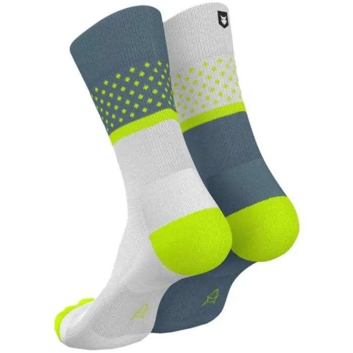 Incylence Chaussettes|Chaussettes Running^Renewed 97 Evolution Socks Blanc
