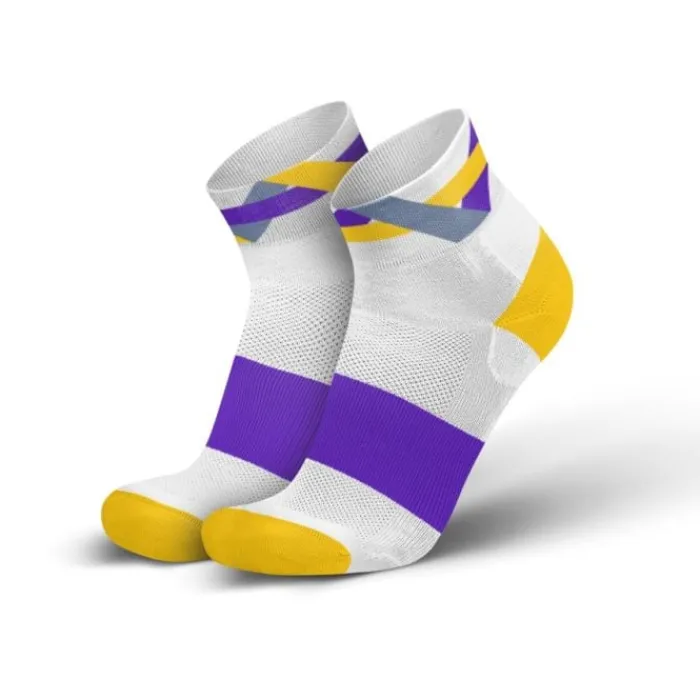 Incylence Chaussettes|Chaussettes Running^Ultralight Twists Socks Blanc