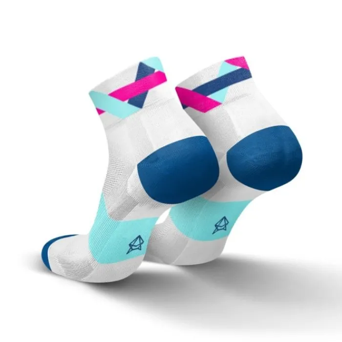 Incylence Chaussettes|Chaussettes Running^Ultralight Twists Socks Blanc