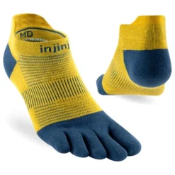 Injinji Chaussettes|Chaussettes Running^Run Light Weight No-show Jaune