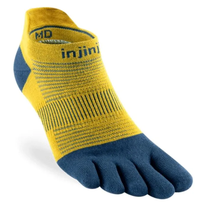 Injinji Chaussettes|Chaussettes Running^Run Light Weight No-show Jaune