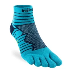 Injinji Chaussettes|Chaussettes Running^Run Technical Mini Crew Bleu