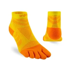Injinji Chaussettes|Chaussettes Running^Ultra Run Midweight Mini Crew Jaune